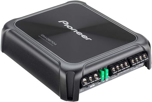 PIONEER 4CH AMP/150WX4/BASSBOOST REM, Black (GM-D8704) in Saudi Arabia