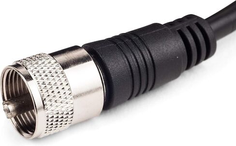 كابل محوري RG8X - موصل - كابل هوائي RG8X - كابل هوائي UHF CB - كابل محوري CB - 100 قدم / 30.4 متر UHF PL259 كابل ذكر إلى ذكر منخفض الخسارة - 50 أوم لراديو HAM - محلل الهوائي STEREN 205-700 in Kuwait