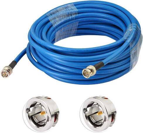 كابل Superbat SDI كابل BNC 3G/6G/12G (Belden 1694A)، 10FT/15FT/30FT/50FT/100FT/200FT، يدعم HD-SDI/3G-SDI/4K/8K، كابل فيديو دقيق SDI (قطعة واحدة) in Kuwait