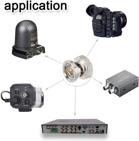 كابل Superbat SDI كابل BNC 3G/6G/12G (Belden 1694A)، 10FT/15FT/30FT/50FT/100FT/200FT، يدعم HD-SDI/3G-SDI/4K/8K، كابل فيديو دقيق SDI (قطعة واحدة) in Kuwait