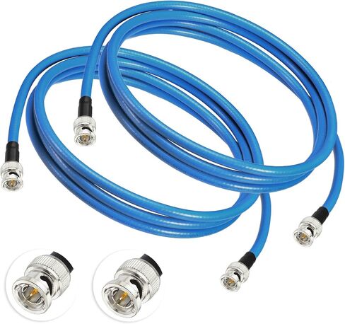 كابل Superbat SDI كابل BNC 3G/6G/12G (Belden 1694A)، 10FT/15FT/30FT/50FT/100FT/200FT، يدعم HD-SDI/3G-SDI/4K/8K، كابل فيديو دقيق SDI (قطعة واحدة) in Kuwait