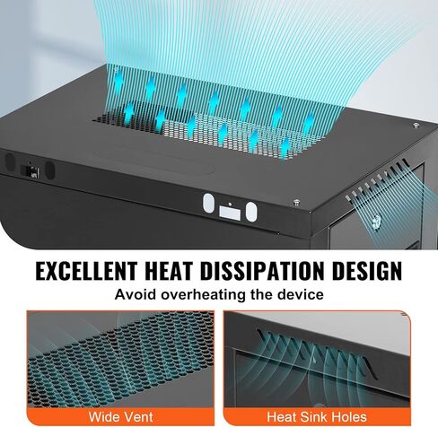 خزانة خادم شبكة VEVOR 6U مثبتة على الحائط، بعمق 15.5 بوصة، حاوية خزانة حامل الخادم، 200 رطل كحد أقصى. سعة تحميل مثبتة على الأرض، باب زجاجي مزود بقفل وألواح جانبية، لمعدات تكنولوجيا المعلومات وأجهزة الصوت والصورة in Kuwait