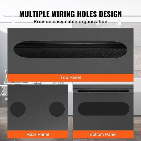 خزانة خادم شبكة VEVOR 6U مثبتة على الحائط، بعمق 15.5 بوصة، حاوية خزانة حامل الخادم، 200 رطل كحد أقصى. سعة تحميل مثبتة على الأرض، باب زجاجي مزود بقفل وألواح جانبية، لمعدات تكنولوجيا المعلومات وأجهزة الصوت والصورة in Kuwait