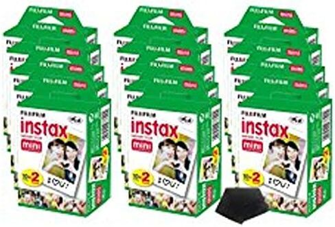 FUJIFILM INSTAX MINI Film 200 Sheets Bundle | For Instant Photos, Scrapbooks & Sharing | 200 Total Pictures for Instax Cameras in Saudi Arabia