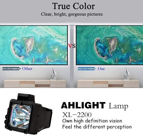 TV Lamp xl-2200 XL-2200U for KDF-55WF655, KDF-55XS955, KDF-60WF655, KDF-60XS955, KDF-E55A20, KDF-E60A20 in Saudi Arabia