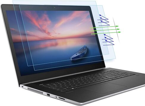 (2PCS Pack) 15.6 inch Laptop Screen Protector Blue Light Anti Glare Filter for HP Envy X360 15.6 inch/Pavilion 15.6/ProBook 15.6/EliteBook 15.6/OMEN 15, Eye Protection Computer Monitor Protector in Saudi Arabia