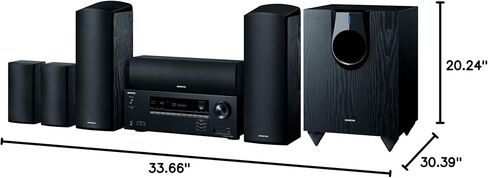 اونكيو HT-S5910 دولبي اتموس 5.1.2 قناة مسرح منزلي، اسود in Kuwait