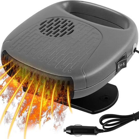 Car Heater Portable 12V Quick Heating Defogging Defroster That Plugs Into Cigarette Lighter 2 in1 Adjustable Heating Fan/Cooling Fan in Kuwait