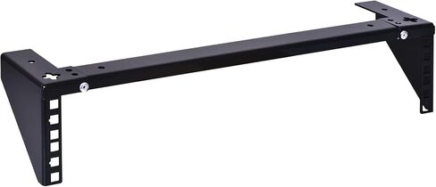 RackPath 2U Vertical Wall Mount Rack - Heavy Duty 125lbs Capacity Vertical Mounting Bracket in Kuwait