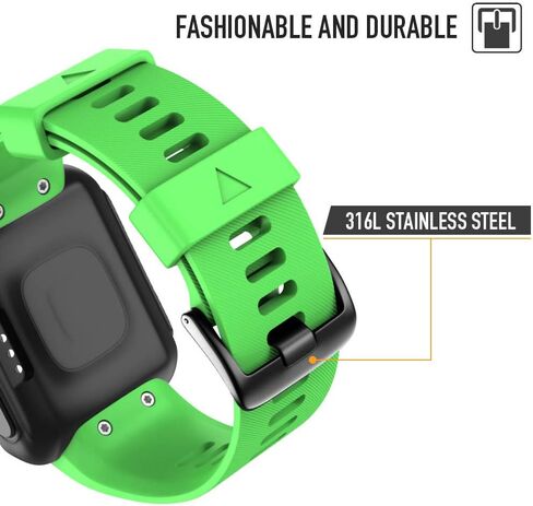 NotoCity for Garmin Forerunner 35 Band Soft Silicone Replacement Watch Strap Compatible with Forerunner 35 Smartwatch in Kuwait