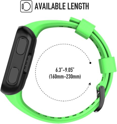 NotoCity for Garmin Forerunner 35 Band Soft Silicone Replacement Watch Strap Compatible with Forerunner 35 Smartwatch in Kuwait