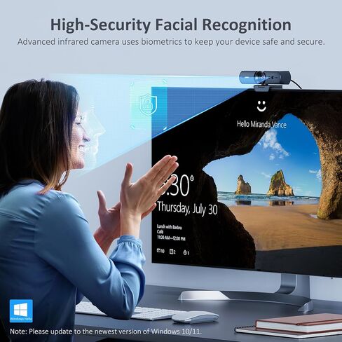 كاميرا ويب للأعمال NexiGo N680 1080P مع ميكروفون وغطاء للبرامج والخصوصية، وتركيز تلقائي، وكاميرا ويب USB متدفقة، للفصل عبر الإنترنت، واجتماعات Zoom Meeting Skype Facetime Teams، وكمبيوتر سطح المكتب للكمبيوتر المحمول Mac in Kuwait