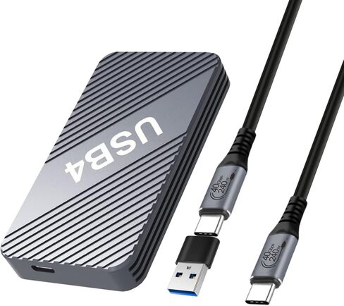 محول حاوية M.2 NVME SATA SSD، محول USB 3.2 Gen 2 10 جيجابت في الثانية NVMe PCI-E 6 جيجابت في الثانية SATA M-Key / B+M مفتاح محرك الحالة الصلبة الخارجي مع حواف UASP، لمحركات أقراص SSD 2242 2260 2280 in Kuwait