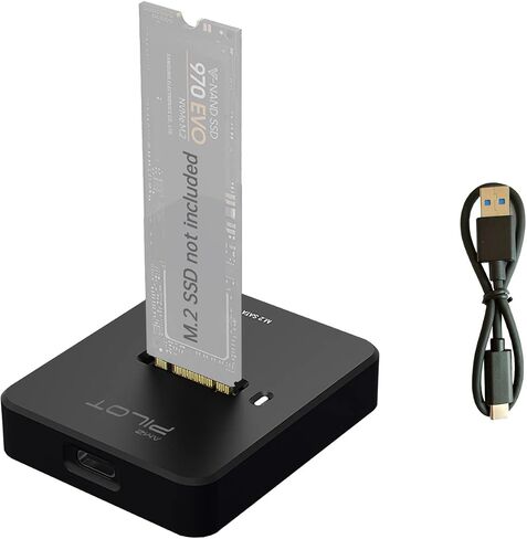 M.2 NVMe SATA to USB C Dock 10Gbps SSD Reader M2 External Adapter in Kuwait