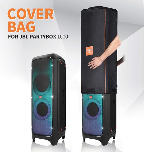 حقيبة مكبر صوت متينة حقيبة حمل متوافقة مع سلسلة JBL Party Box، حقيبة ظهر محمولة لمكبر الصوت (لحقيبة JBL partybox 1000) in Kuwait