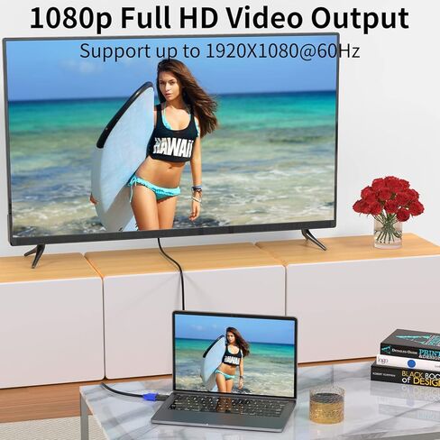 محول IIABC DisplayPort إلى VGA 1080P، منفذ عرض DP إلى VGA محول ذكر إلى أنثى متوافق مع الكمبيوتر، سطح المكتب، الكمبيوتر المحمول، الكمبيوتر الشخصي، الشاشة، جهاز العرض، HDTV in Kuwait