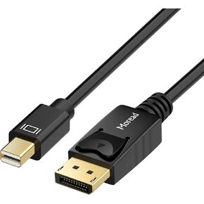 Mini DisplayPort to DisplayPort Cable, 3 Feet, Gold-Plated Thunderbolt to DisplayPort (4K@60Hz, 2K@144Hz) Mini DP to DP Display Cable - Black