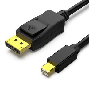 Mini DisplayPort to DisplayPort Cable, BENFEI Mini DP(Thunderbolt Compatible) to DP 10 Feet Cable (Male to Male) Gold-Plated Cord, Supports Supports 4K@60Hz, 2K@144Hz