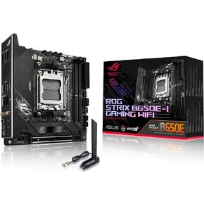 ASUS ROG Strix B650E-I Gaming WiFi 6E Socket AM5 Ryzen 7000 Mini-ITX Gaming Motherboard (PCIe 5.0,DDR5,10 + 2power Stages,2xM.2 Slots,USB 3.2 Gen 2x2 Type-C,WiFi 6E) in Saudi Arabia