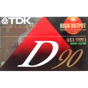 TDK D90 High Output 90 Minute IECI/Type I Cassette Tapes, Set of (7) in Saudi Arabia