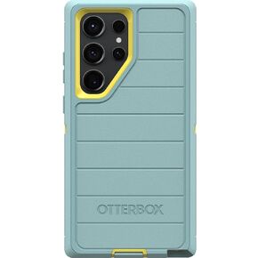 OtterBox Galaxy S23 Ultra (Only) - Defender Series Case - Black, Rugged & Durable - with Port Protection - Case Only - Microbial Defense Protection - Non-Retail Packaging