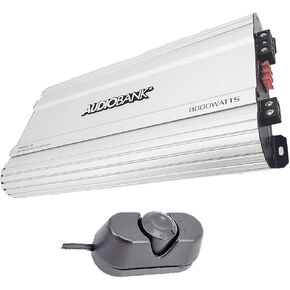 Audiobank Monoblock 8000 WATTS Amp Class D 1ohm Car Audio Stereo Amplifier Remote Turn On/Off Circuit/Heavy-Duty Aluminium Alloy Heatsink Power and Protection Indicator P8001 in Saudi Arabia