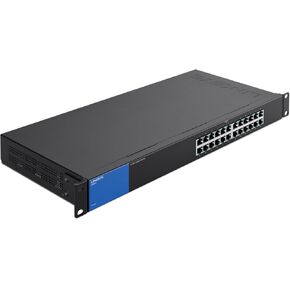 Linksys LGS124 24 Port Gigabit Unmanaged Network Switch - Home & Office Ethernet Switch Hub with Metal Housing - Wall Mount or Desktop Ethernet Splitter, Plug & Play in Saudi Arabia