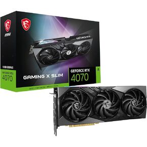 MSI بطاقة عرض مرئي للالعاب جيفورس RTX 4070 12GB GDRR6X 192 بت بمنفذ HDMI/DP ومروحة ان في لينك توركس 4.0 ادا لوفليس (RTX 4070 للالعاب اكس سليم 12G) in Kuwait