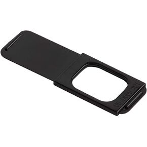 1.0 Webcam Cover Slide | Sliding Laptop Camera Blocker | 1.5" x 0.5" by 1.5mm Thin | Camera Blocker for Computers, Tablets, Echos, Chromebook & More | Make Security a Priority | Black
