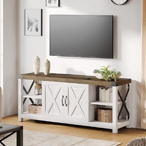 TV-PHO_0VF840BS Television Stand, Grey