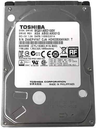 Toshiba 1TB 5400RPM 8MB Cache SATA 3.0Gb/s 2.5 inch PS3/PS4 Hard Drive - 3 Year Warranty in Saudi Arabia