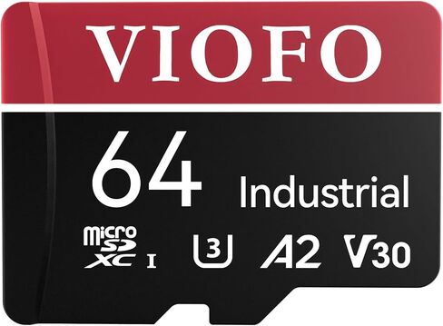 VIOFO 32GB Industrial Grade microSD Card, U3 A2 V30 High Speed Memory Card with Adapter, Support Ultra HD 4K Video Recording in Saudi Arabia
