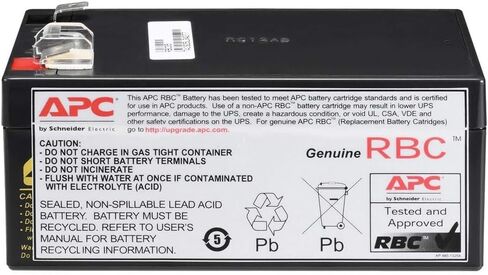 APC Genuine UPS Replacement Battery RBC35 for Models BE350G, BE350C | Genuine APC replacement battery for Back-UPS models BE350G, BE350C.Factory tested. Easy DIY install. 2-yr warranty in Saudi Arabia
