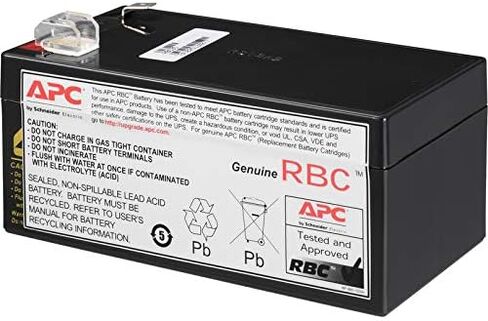 APC Genuine UPS Replacement Battery RBC35 for Models BE350G, BE350C | Genuine APC replacement battery for Back-UPS models BE350G, BE350C.Factory tested. Easy DIY install. 2-yr warranty in Saudi Arabia
