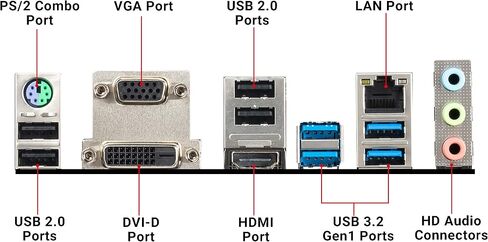MSI ProSeries AMD Ryzen 2ND and 3rd Gen AM4 M.2 SATA 6Gb/s USB 3 DDR4 D-Sub DVI HDMI Micro-ATX Motherboard (B450M PRO-VDH Max) in Kuwait