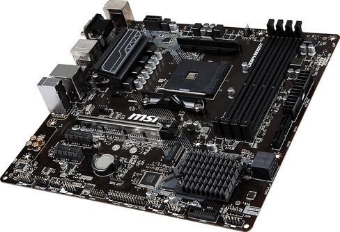 MSI ProSeries AMD Ryzen 1st and 2ND Gen AM4 M.2 USB 3 DDR4 D-Sub DVI HDMI Micro-ATX Motherboard (B450M PRO-VDH Plus) in Saudi Arabia