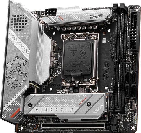 اللوحة الأم للألعاب MSI MPG Z690 Edge WiFi (ATX، الجيل الثاني عشر Intel Core، مقبس LGA 1700، DDR5، PCIe 5، 2.5G LAN، فتحات M.2، Wi-Fi 6E) in Kuwait