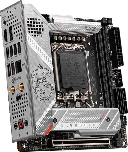 اللوحة الأم للألعاب MSI MPG Z690 Edge WiFi (ATX، الجيل الثاني عشر Intel Core، مقبس LGA 1700، DDR5، PCIe 5، 2.5G LAN، فتحات M.2، Wi-Fi 6E) in Kuwait