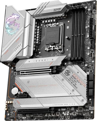 اللوحة الأم للألعاب MSI MPG Z690 Edge WiFi (ATX، الجيل الثاني عشر Intel Core، مقبس LGA 1700، DDR5، PCIe 5، 2.5G LAN، فتحات M.2، Wi-Fi 6E) in Kuwait
