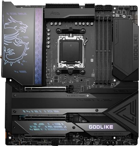 MSI MEG X670E ACE Gaming Motherboard (AMD Ryzen 9000/8000/7000 Series Processors, AM5, DDR5, PCIe 5.0, SATA 6Gb/s, M.2, USB 3.2 Gen 2, Wi-Fi 6E, Bluetooth 5.3, HDMI/DP, EATX) in Saudi Arabia