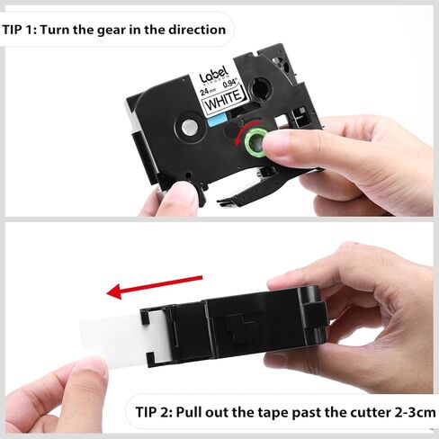 ملصق KINGDOM 18 مم 0.7 بوصة بديل لـ Tze-241 Tz241 Brother P-Touch شريط مصفح 3/4 بوصة أسود على أبيض متوافق مع عبوات صانع الملصقات PTD400 PTD600، 4 عبوات in Kuwait
