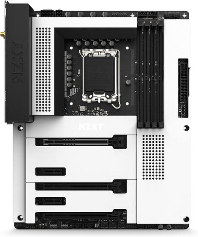 NZXT N7 Z790 Motherboard - N7-Z79XT-W1 - Intel Z790 chipset (Supports 12th, 13th, 14th Gen CPUs) - ATX Gaming Motherboard - Integrated I/O Shield - WiFi 6E connectivity - Bluetooth - White in Kuwait