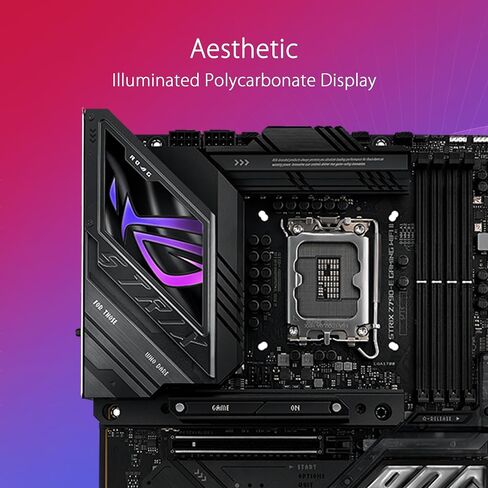 ASUS ROG Strix Z790-E Gaming WiFi II LGA 1700 (Intel 14th & 13th & 12th Gen) اللوحة الأم للألعاب ATX (DDR5، PCIe 5.0،2.5 Gb LAN، فتحات 5XM.2، PCIe 5.0 x16، WiFi 7، موصل اللوحة الأمامية مع بي دي 3.0 حتى 30 وات) in Saudi Arabia