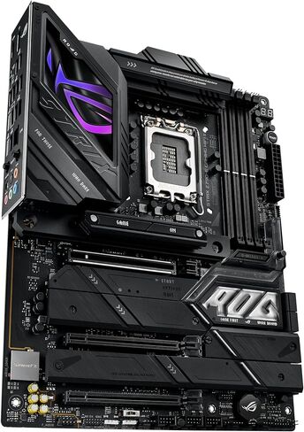ASUS ROG Strix Z790-E Gaming WiFi II LGA 1700 (Intel 14th & 13th & 12th Gen) اللوحة الأم للألعاب ATX (DDR5، PCIe 5.0،2.5 Gb LAN، فتحات 5XM.2، PCIe 5.0 x16، WiFi 7، موصل اللوحة الأمامية مع بي دي 3.0 حتى 30 وات) in Saudi Arabia