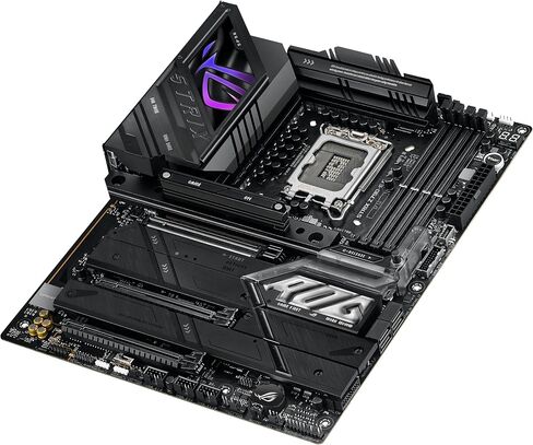 ASUS ROG Strix Z790-E Gaming WiFi II LGA 1700 (Intel 14th & 13th & 12th Gen) اللوحة الأم للألعاب ATX (DDR5، PCIe 5.0،2.5 Gb LAN، فتحات 5XM.2، PCIe 5.0 x16، WiFi 7، موصل اللوحة الأمامية مع بي دي 3.0 حتى 30 وات) in Saudi Arabia