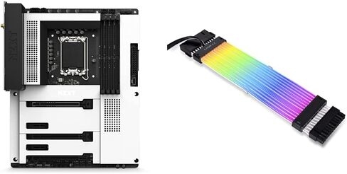 NZXT N7 Z790 Motherboard - N7-Z79XT-W1 - Intel Z790 chipset (Supports 12th, 13th, 14th Gen CPUs) - ATX Gaming Motherboard - Integrated I/O Shield - WiFi 6E connectivity - Bluetooth - White in Kuwait