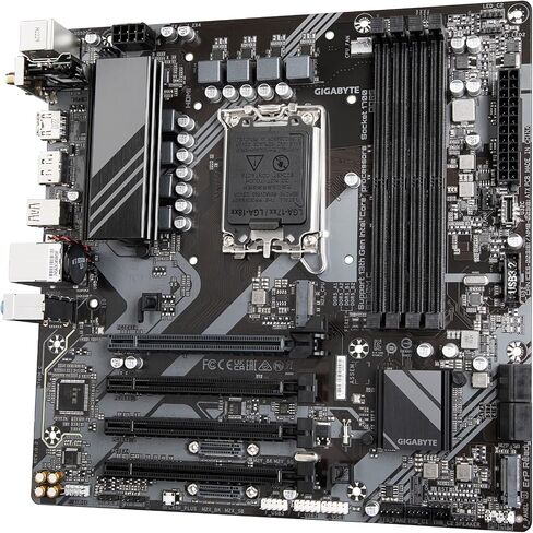 GIGABYTE B760M DS3H AX (LGA 1700/ Intel/ B760/ M-ATX/ DDR5/ 2* M.2/ PCIe 4.0/ USB 3.2 Gen 2 Type-C/WiFi 6E/ 2.5GbE LAN/Q-Flash Plus/PCIe EZ-Latch/Motherboard) in Kuwait
