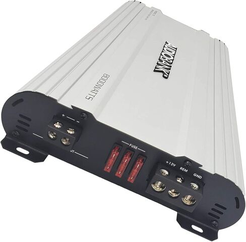 Audiobank Monoblock 8000 WATTS Amp Class D 1ohm Car Audio Stereo Amplifier Remote Turn On/Off Circuit/Heavy-Duty Aluminium Alloy Heatsink Power and Protection Indicator P8001 in Saudi Arabia