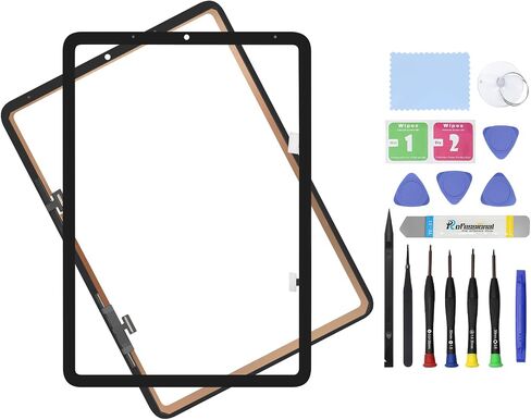 ARUISIFX Touch Screen Digitizer Repair Kit for iPad air 5 5th Generation 2022 A2589 A2591 A2588 Front Glass Replacement + Tools + Pre-Installed Adhesive (Not Include LCD) in Kuwait