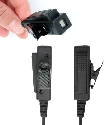 Motorola XPR 3500e Earpiece,XPR 3300e XPR3500 XPR3000 XPR3300 Walkie Talkie Compatible with Motorola XPR 3300 3500 3300e 3500e Two Way Radio Headset with Mic PTT Surveillance Headphone in Kuwait